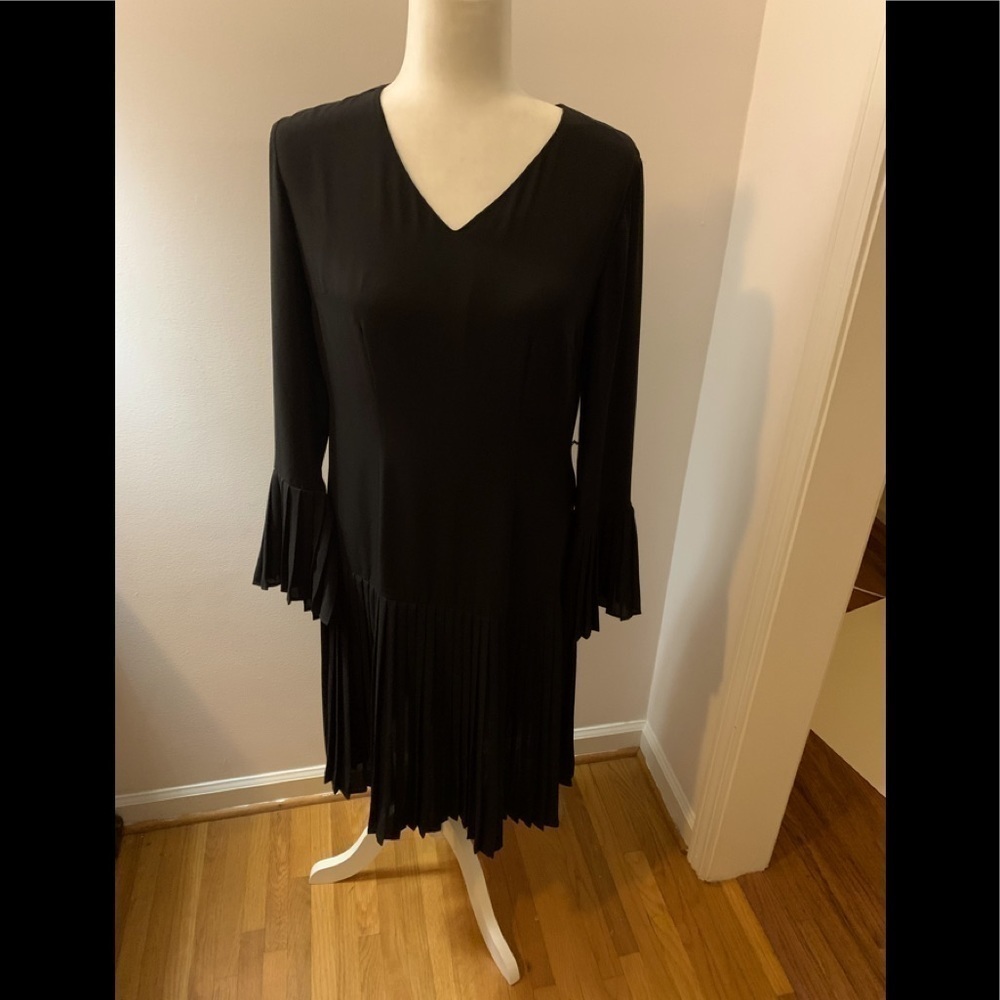 The Limited black pleated dress, size 6